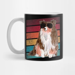 Shetland Sheepdog Sheltie Dog Vintage Mug